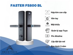 Khóa Thông Minh Hệ Cửa Gỗ Faster FS800S BL